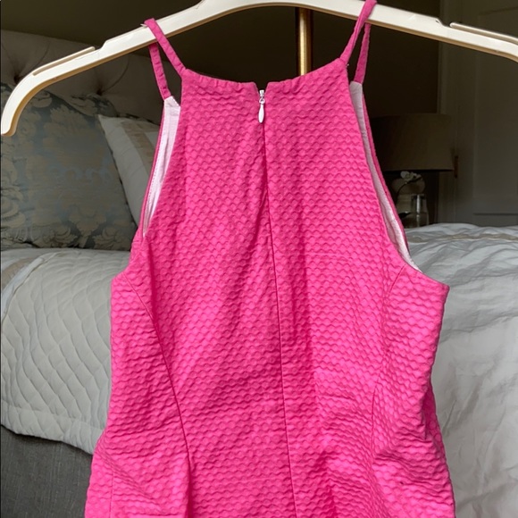 Lilly Pulitzer pink textured top - Picture 4 of 6